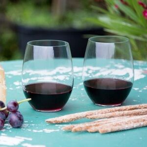 Riedel O Wine Tumbler Cabernet/Merlot Stemless Wine Glass Set of 8